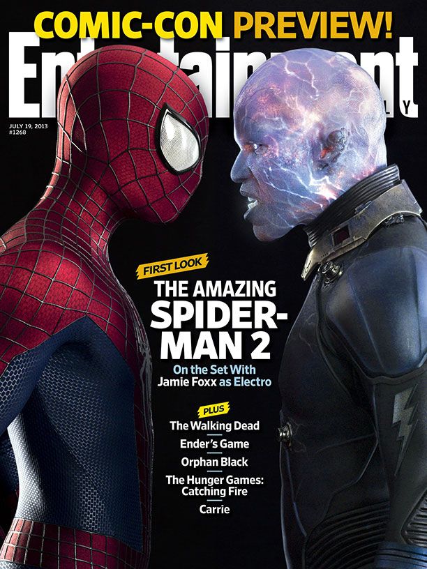 Entertainment Weekly Reveals Amazing Spider-Man 2 Cover With Jamie Foxx’s Electro