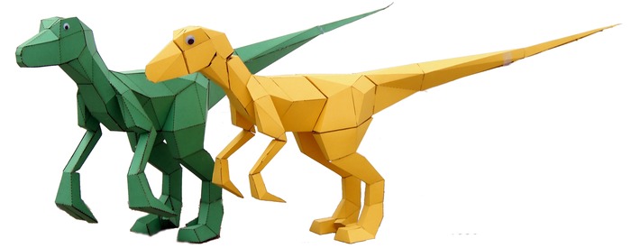 Let’s Kickstart This! KitRex: The 3D Paper Velociraptor