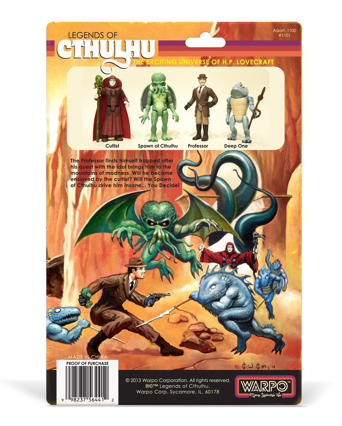Let's Kickstart This! Legends of Cthulhu Retro Action Figure Toy Line: Only Six Days Left!!!