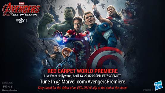 Marvel Takes Over Hollywood for Marvel’s Avengers: Age of Ultron Premiere