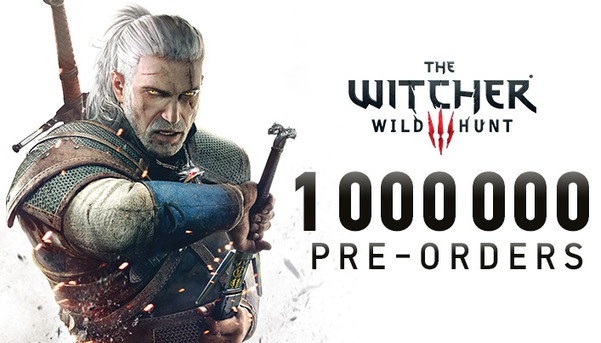 The Witcher 3: Wild Hunt Exceeds 1 Million Pre-Orders Worldwide!