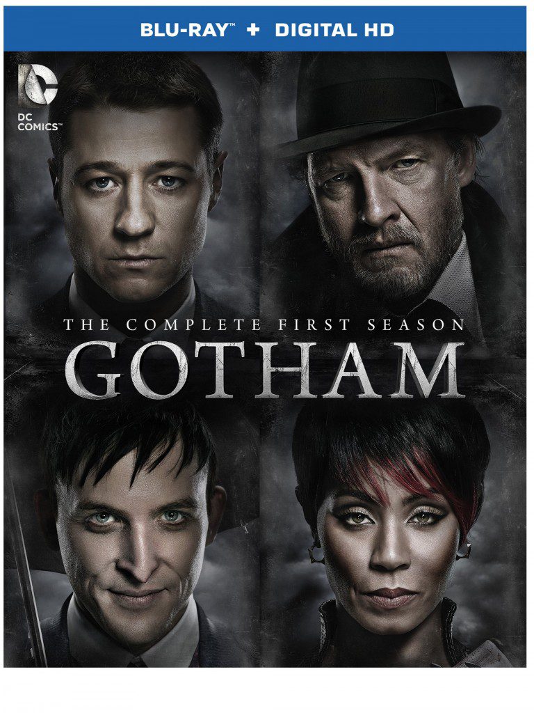 Gotham: The Complete First Season arrives 9/8/15 to Blu-ray/DVD/Digital HD via Warner Bros. Home Entertainment