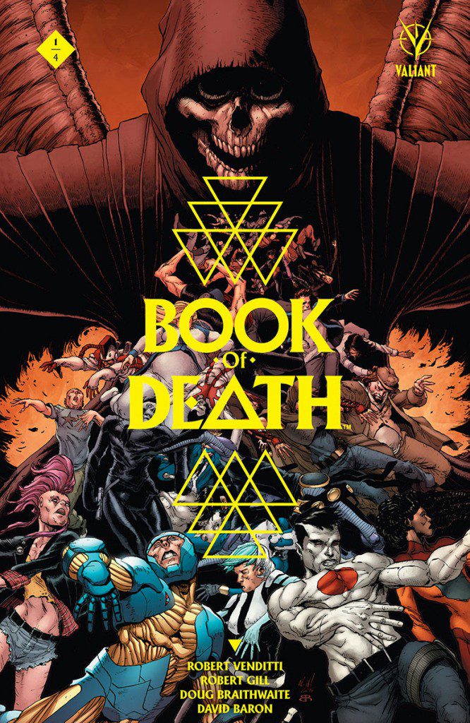 Valiant’s BOOK OF DEATH #1 (of 4) Reaps Instant Sell-Out, Second Printing Coming in August