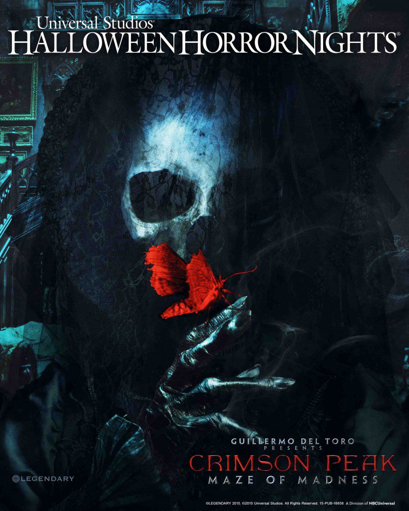 SDCC 2015: Universal Studios Hollywood Brings the Terror of Crimson Peak, from Visionary Director Guillermo del Toro, to Life in an All-Original “Halloween Horror Nights” Maze Inspired by Legendary and Universal Pictures’ Highly-Anticipated Gothic Romance