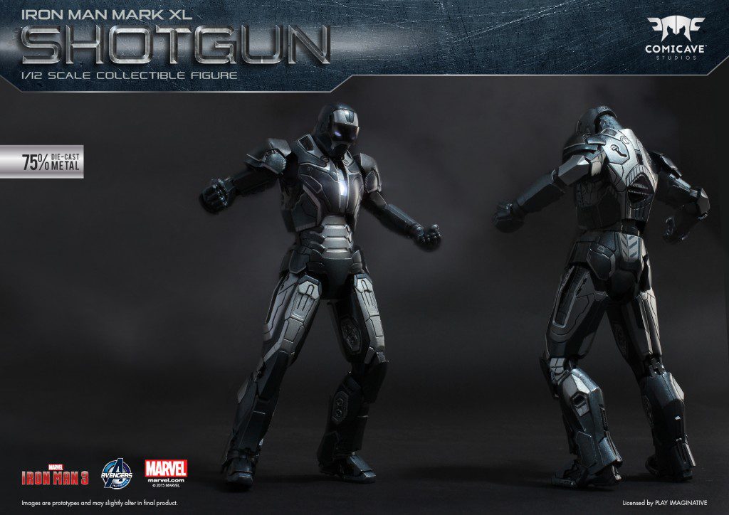 New Comicave IRON MAN Super Alloy 1/12 Scale “Shotgun” Figure Debuts From Bluefin Distribution