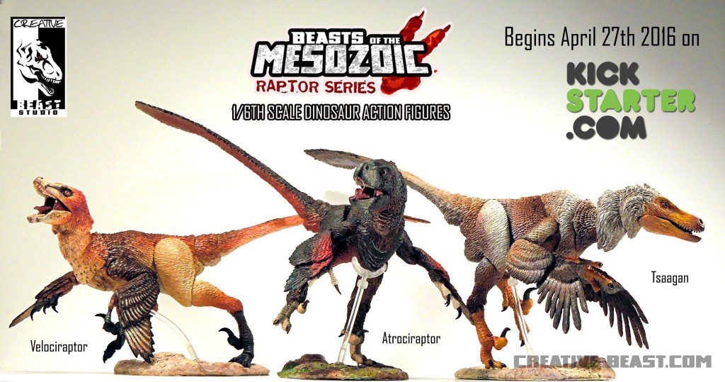 Let’s Kickstart This! Beasts of the Mesozoic: Raptor Series Action Figures