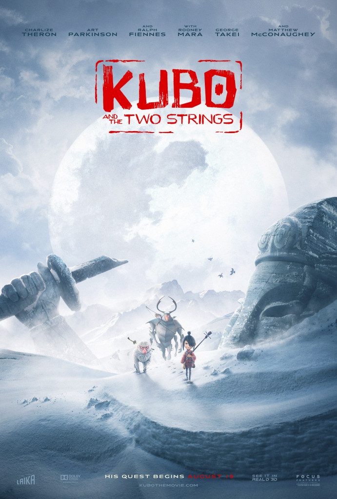 New Trailer and Posters for Kubo and the Two Strings