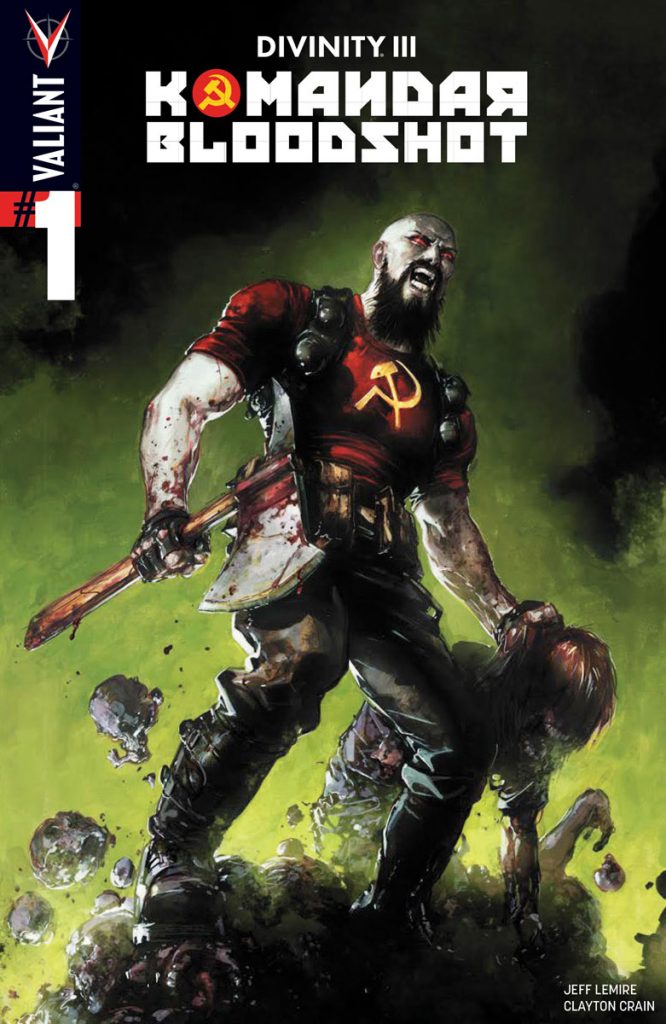 Jeff Lemire & Clayton Crain Invade the Stalinverse with DIVINITY III: KOMANDAR BLOODSHOT #1 – Coming in December