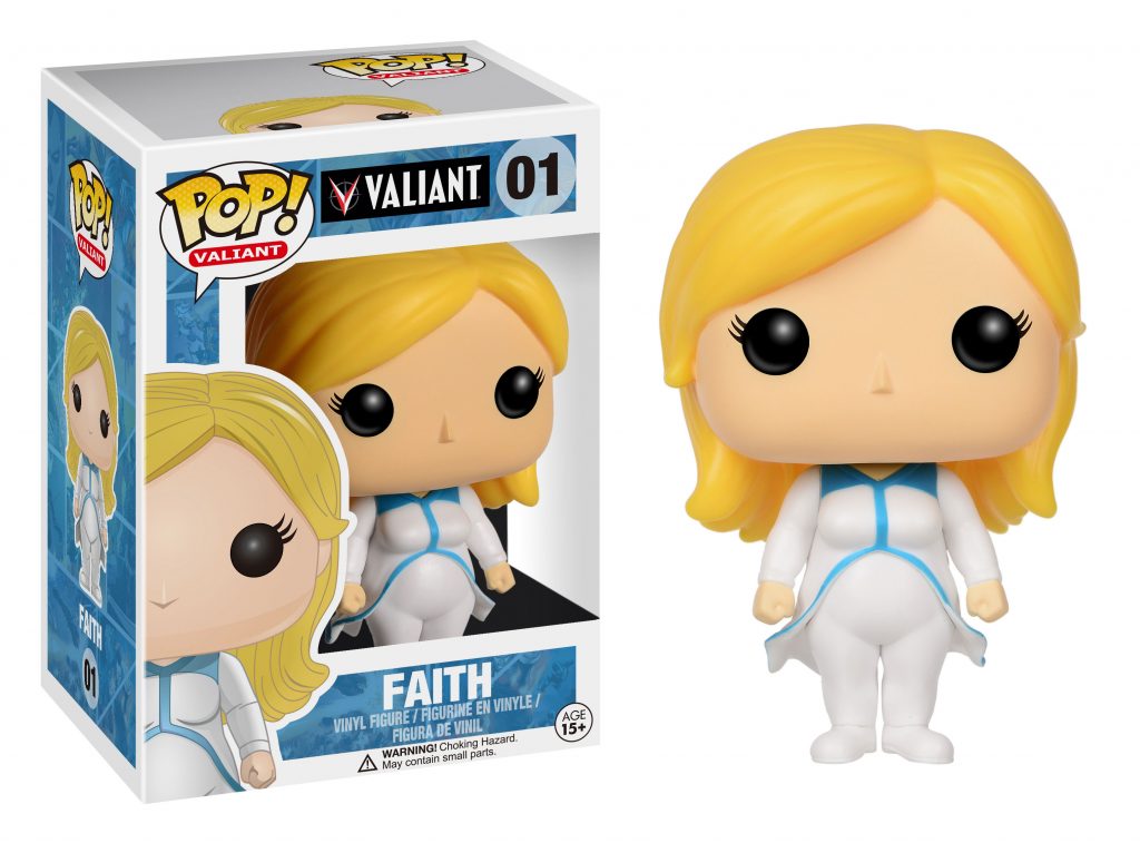 NYCC 2016: Valiant Makes Pop! Asia Vinyl Debut with Strictly Limited Faith Import – Only at New York Comic Con 2016!