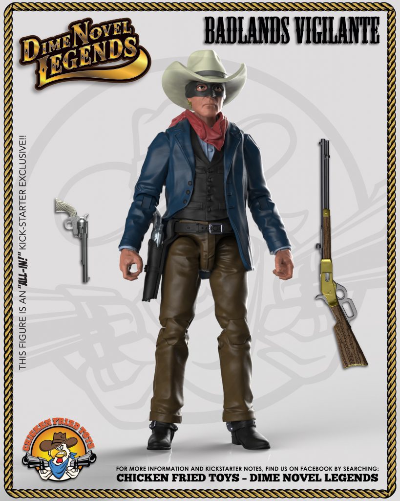 Let’s Kickstart This! Chicken Fried Toys Dime Novel Legends 1:18th Scale Western Themed Action Figures