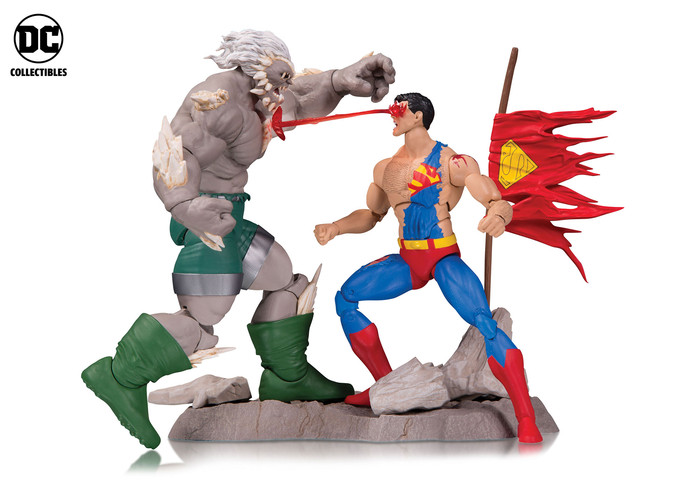 Toy Fair 2017: DC Collectibles Reveals Superman/Doomsday 2-Pack, Bombshells and More