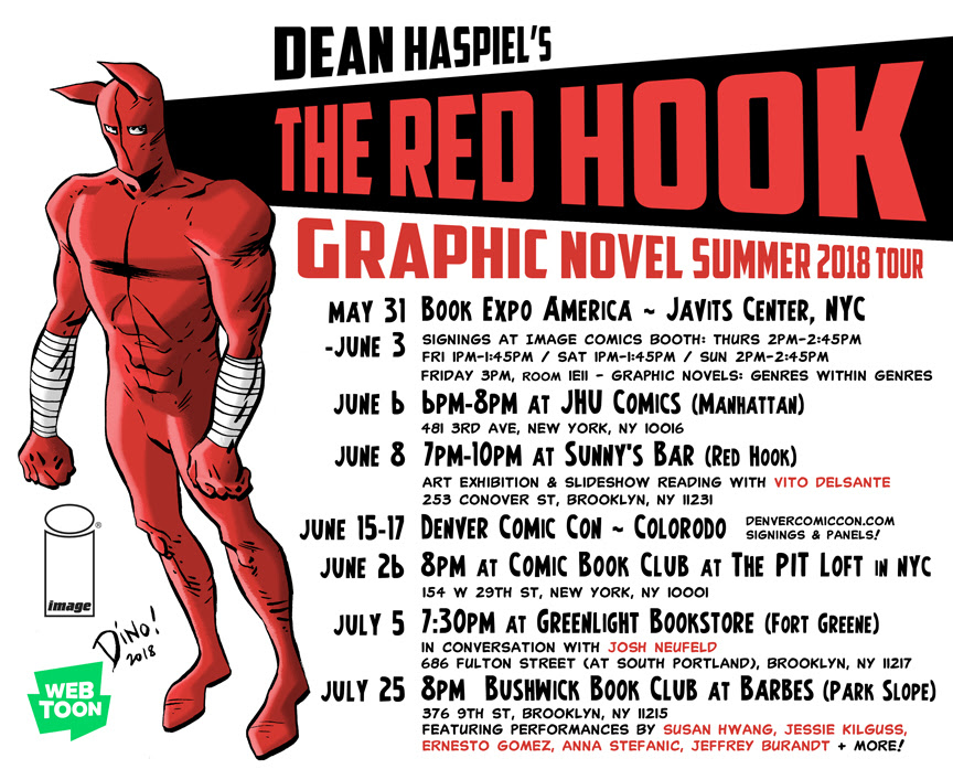 The Red Hook Preview Pages Revealed and Summer Tour Announced