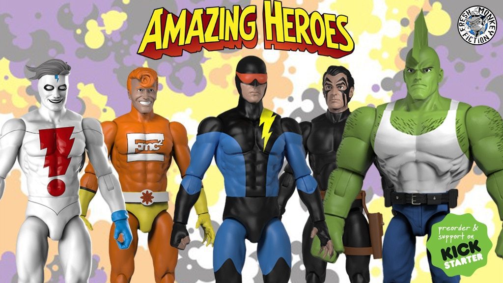 Let’s Kickstart This! Amazing Heroes: 1/18 Scale Super Hero Action Figures