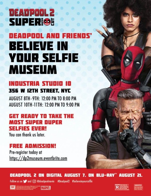 Deadpool “Believe in Your Selfie Museum” Comes to NYC