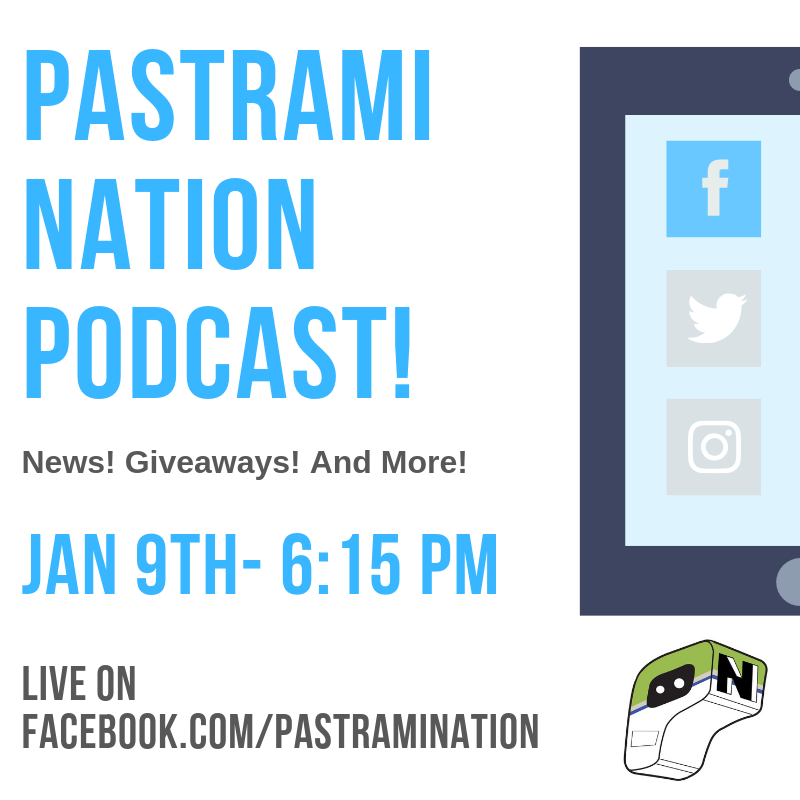 First Pastrami Nation Podcast of 2019 is January 9th
