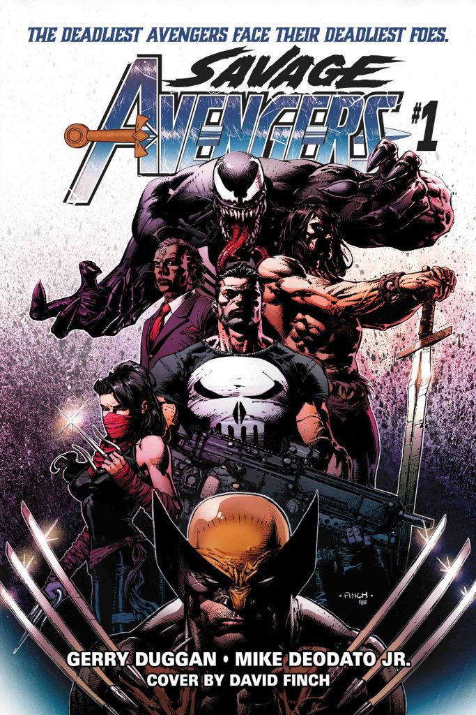 Venom, Punisher, Conan, Wolverine, Brother Voodoo, Elektra: THE SAVAGE AVENGERS!