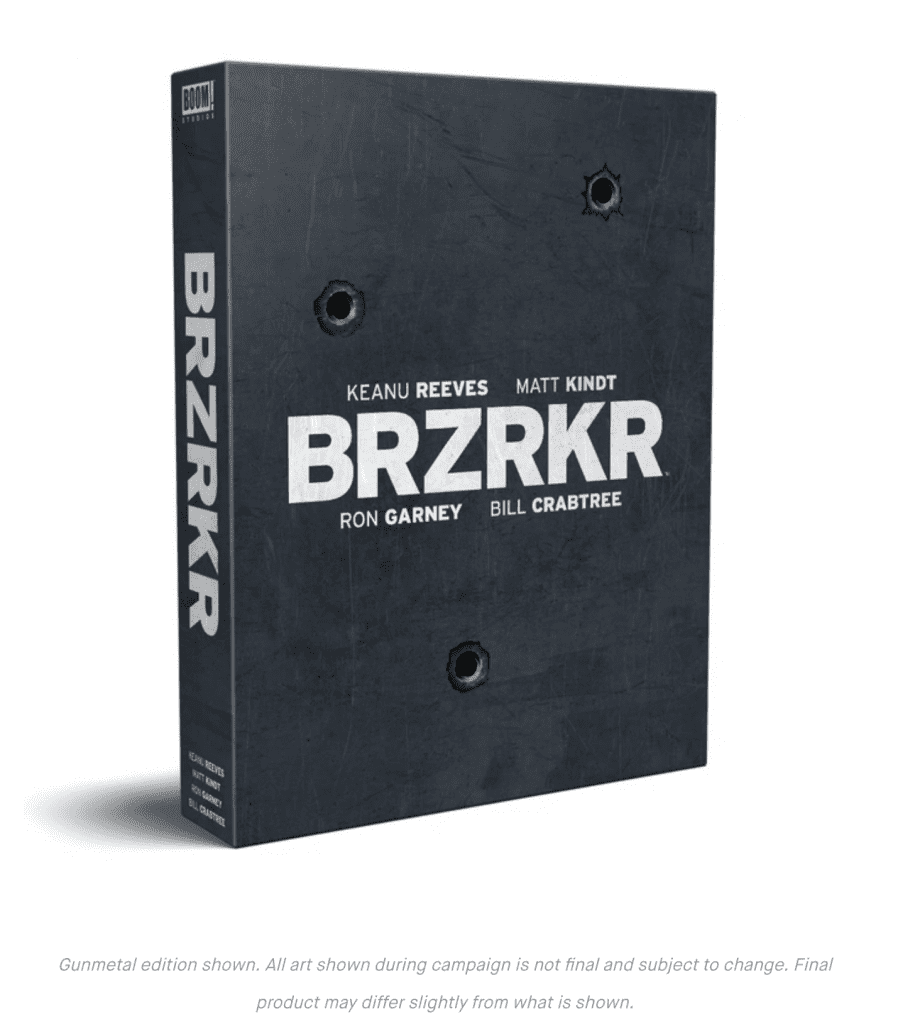 BOOM! Studios Unleashes Keanu Reeves’ New Comic Book Series BRZRKR Through Kickstarter