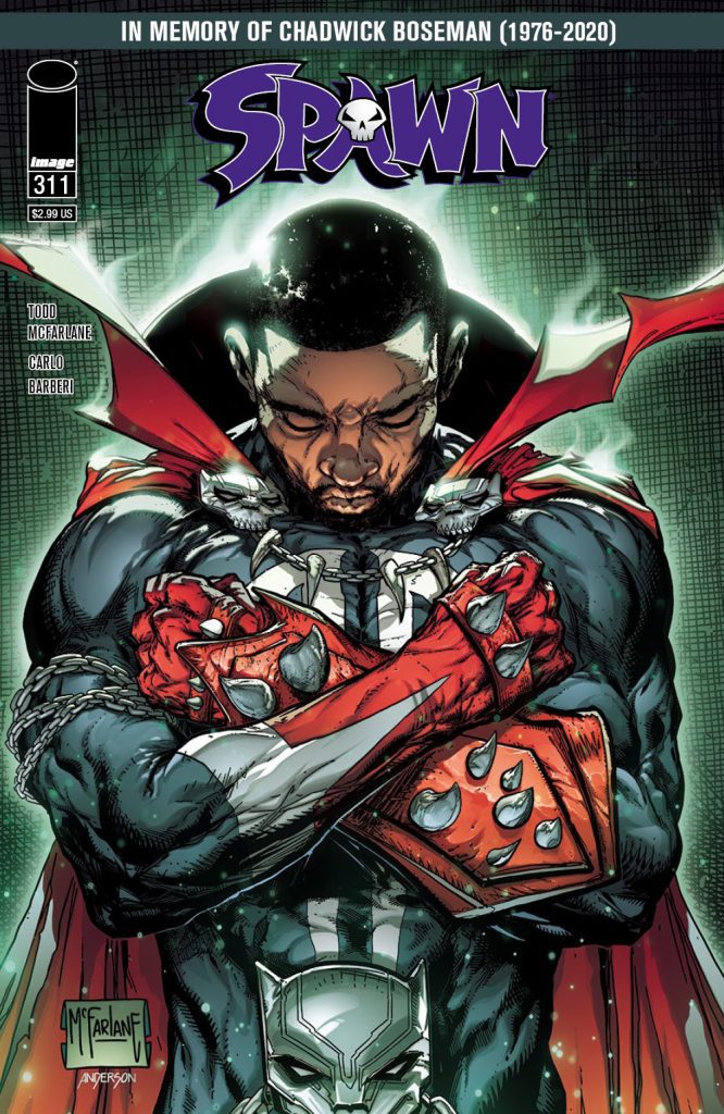 Todd McFarlane Pays Tribute to Chadwick Boseman in Upcoming Spawn Cover
