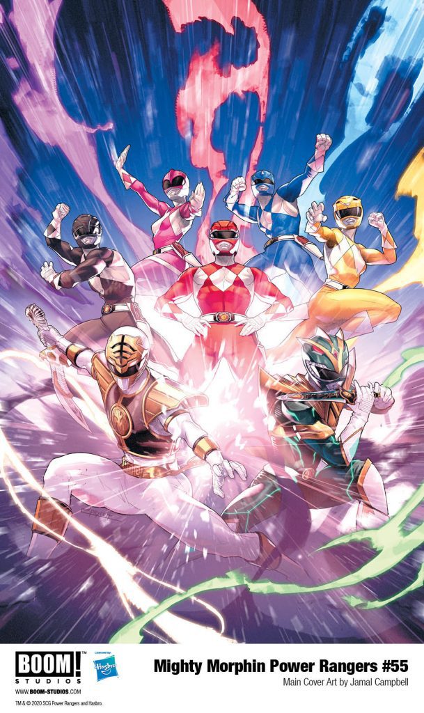 First Appearance of The New Green Ranger in Mighty Morphin Power Rangers #55