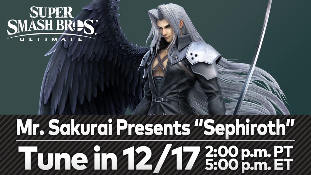 Sephiroth From the FINAL FANTASY Series Slices His Way Into Super Smash Bros. Ultimate as a Playable DLC Fighter
