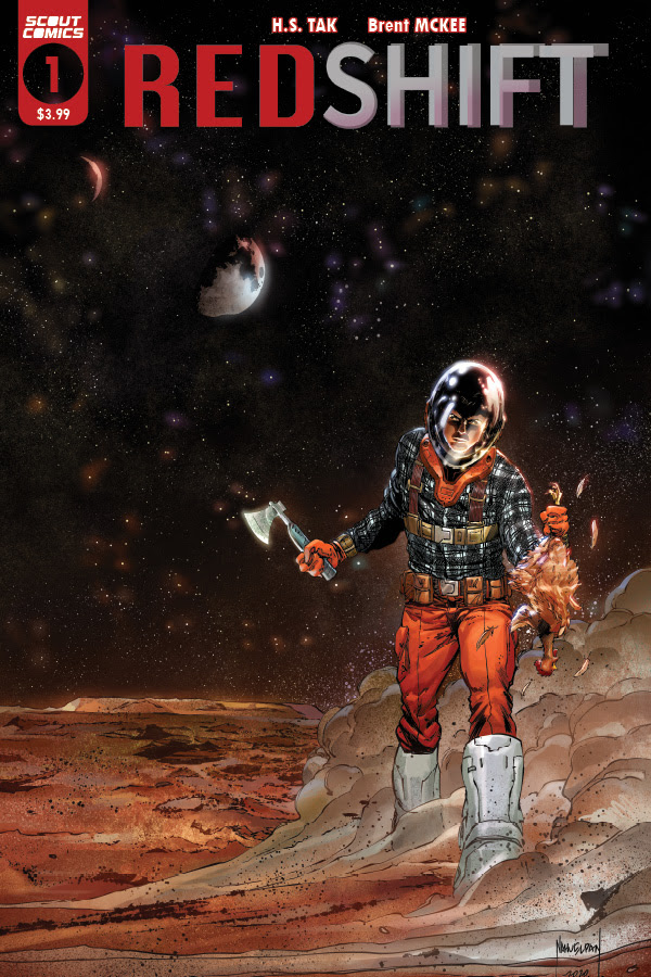 Scout Comics takes the tagline “Lost in Space” to all new levels with REDSHIFT.