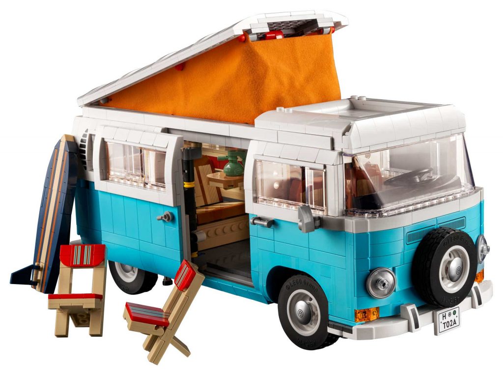 The LEGO Group welcomes the summer of fun with the new LEGO Volkswagen T2 Camper Van Set