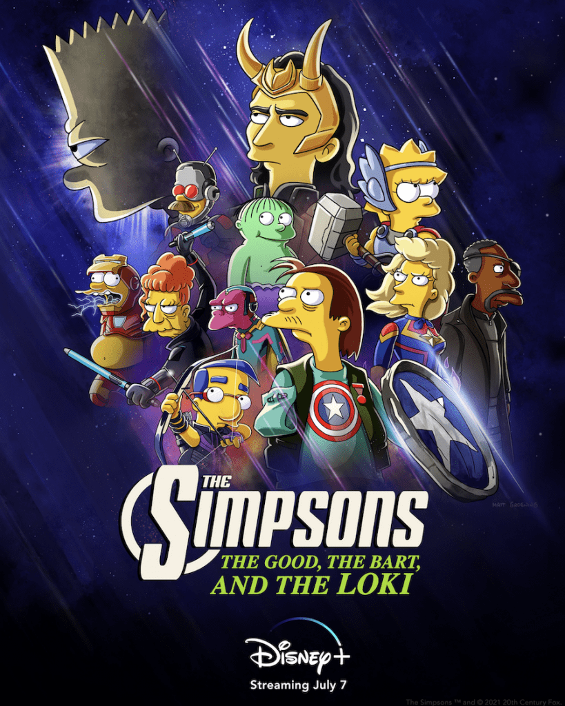 The Simpsons Assemble! Disney+ Announces New Short “The Good, The Bart, And The Loki” Premiering July 7