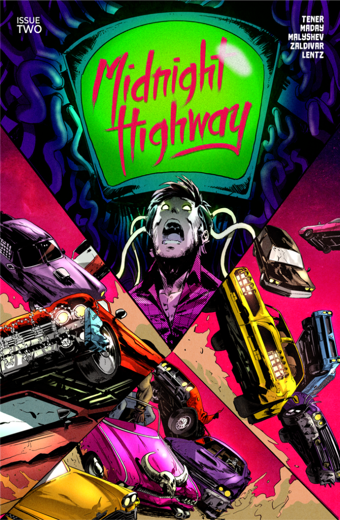 Horror Comic MIDNIGHT HIGHWAY #2 launches with Tiers Paying Homage to 80s Horror