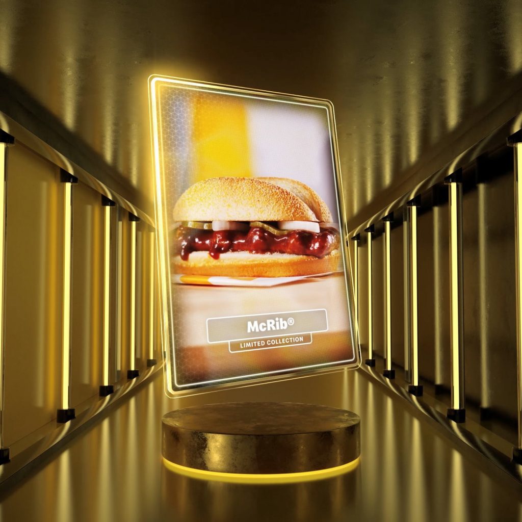 McDonald’s USA Unveils First-Ever NFT to Celebrate 40th Anniversary of the McRib