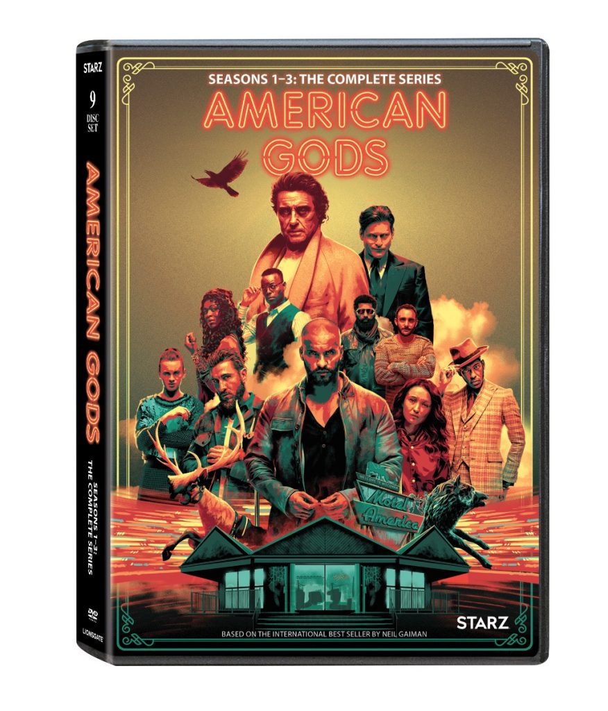 American Gods Seasons 1-3: Available on DVD March 1st from Lionsgate