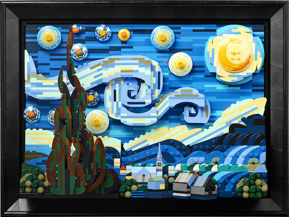 REIMAGINE VINCENT VAN GOGH’S ICONIC PAINTING WITH THE NEW LEGO IDEAS STARRY NIGHT SET