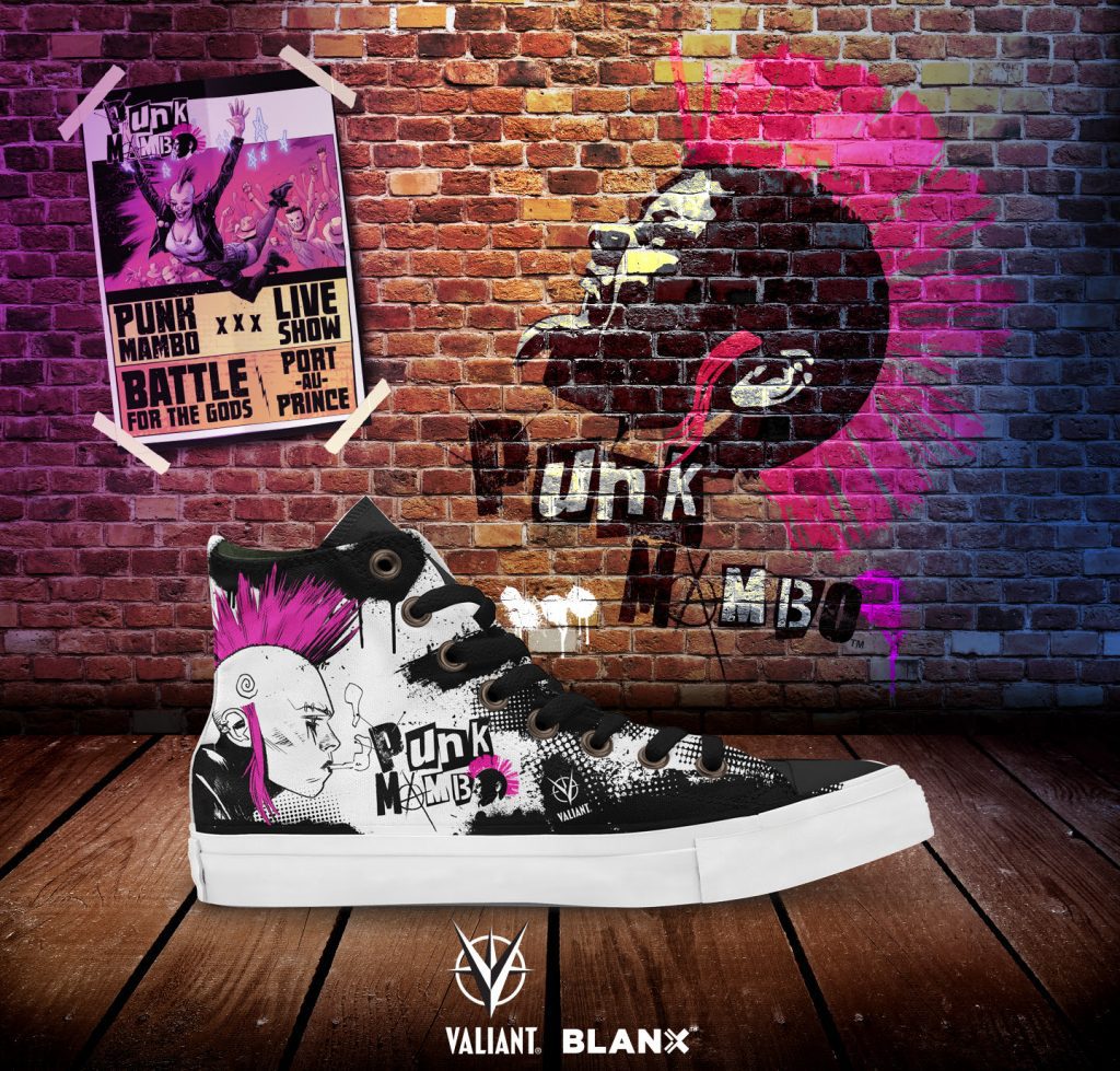 Valiant Announces Partnership with BLANX for New Line of Sneakers!