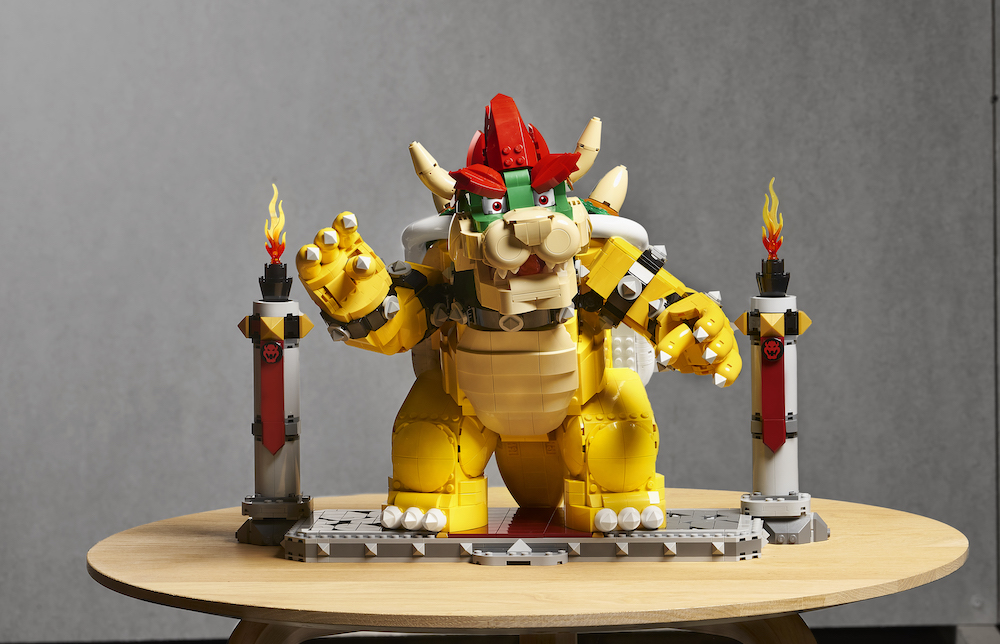The LEGO Group reveals LEGO Super Mario’s largest build yet: The Mighty Bowser makes his ferocious debut