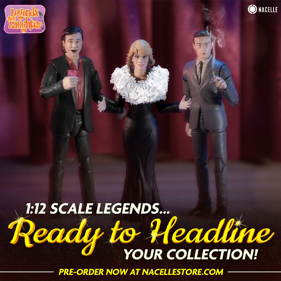 The Nacelle Company Announce Bill Hicks, Joan Rivers & Lenny Bruce Action Figures with the Legends of Laughter