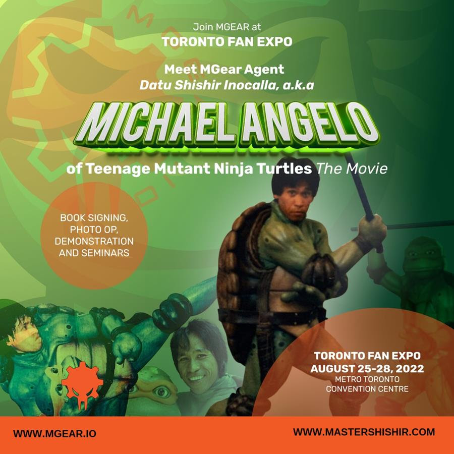 Meet MGear Agent & Ninja Turtles Actor at FanExpo Next Week in Toronto