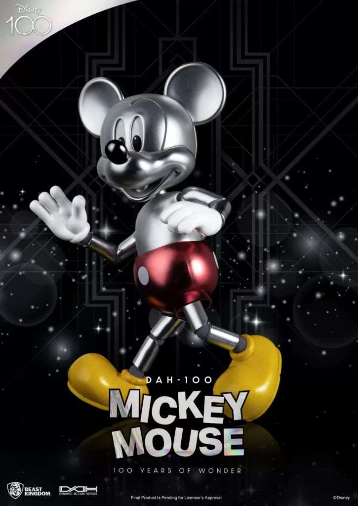 Beast Kingdom Announces DAH-100 Disney 100 Year of Wonder Micky Mouse