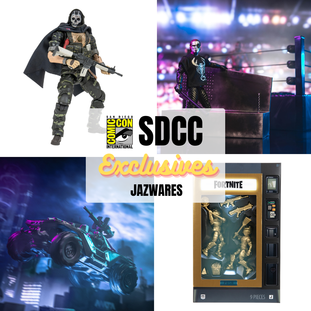 SDCC 2023 Exclusives from Jazwares include Call of Duty, AEW, Halo and