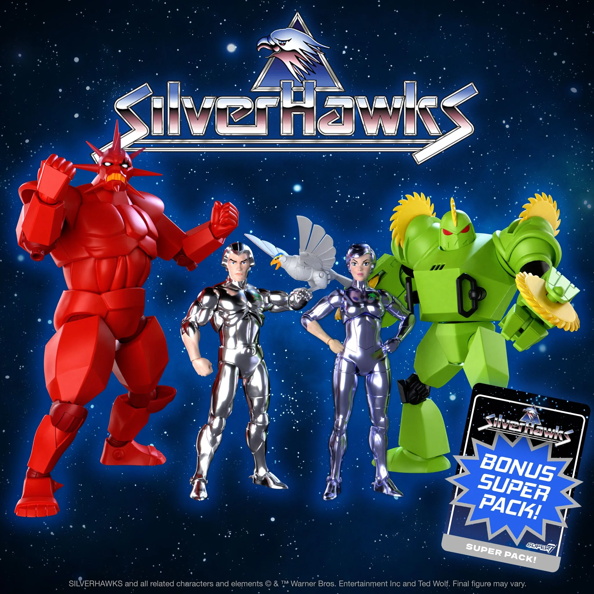 Super7 Announce Silverhawks Wave 4 Pre-Orders + Bonus!