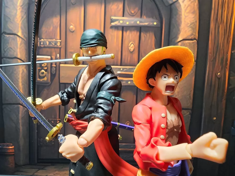 Opening some bigger One Piece figures today: Luffy and Zoro from The Raid  On Onigashima line of S.H.Figuarts figures! Thanks so much to…